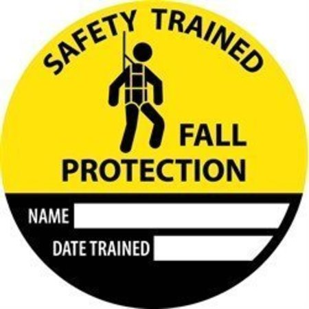 NMC HARD HAT LABEL, SAFETY TRAINED HH147R